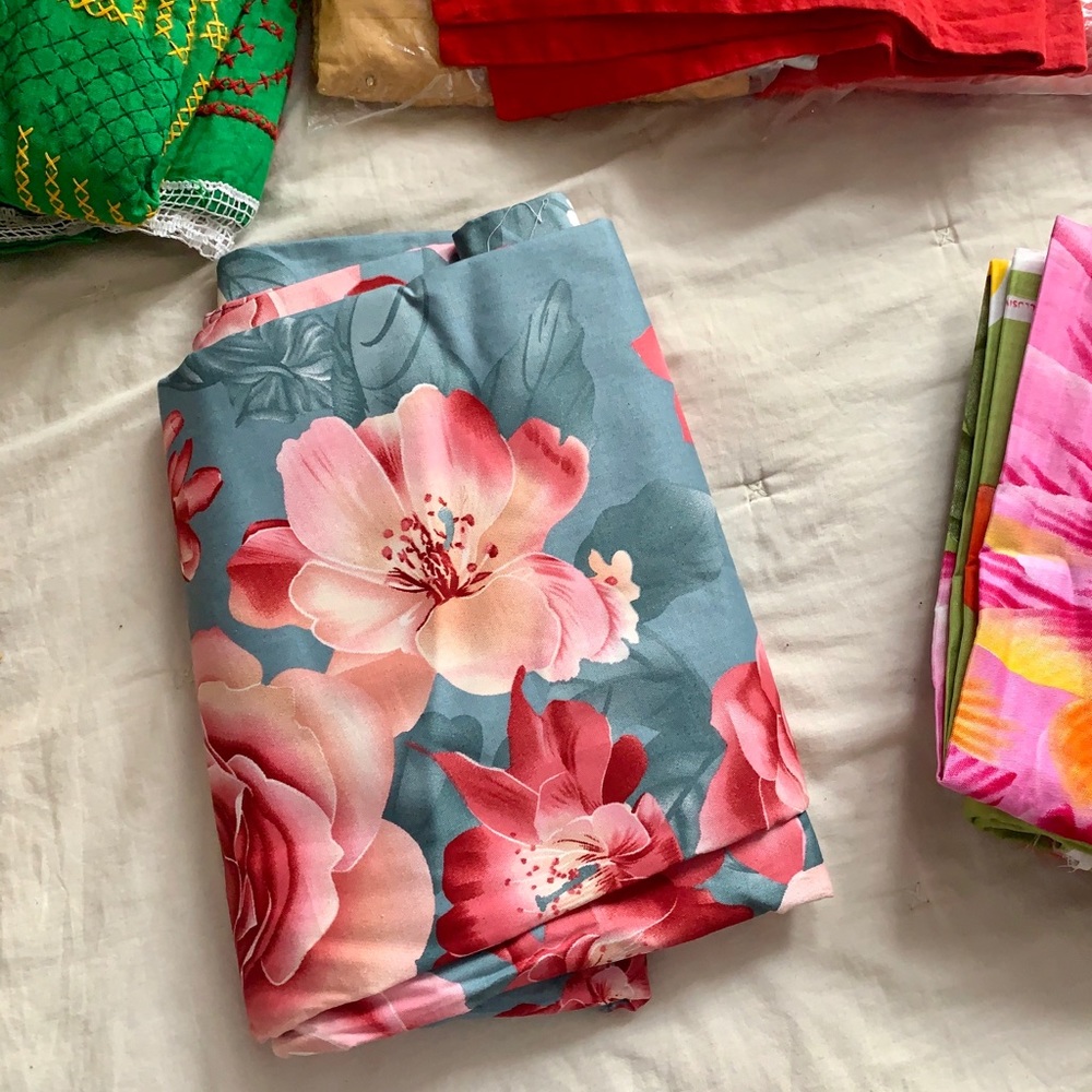 Grey Rose Floral South Asian Bedding